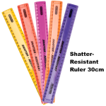 Marlin Ruler 30cm 1's - assorted colours 17g